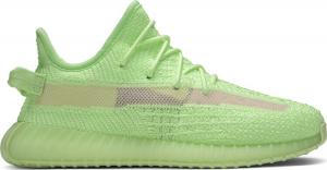 Кроссовки Adidas Yeezy Boost 350 V2 GID Kids 'Glow', зеленый