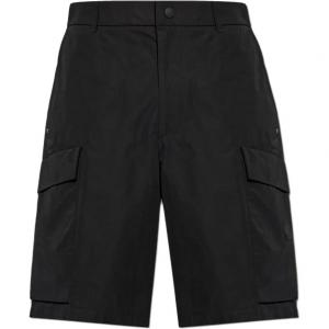 Карго-шорты с нашивкой Logo Patch Moncler, черный