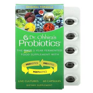 Добавка с Пробиотиками Dr. Ohhira's Probiotics, 60 капсул