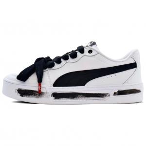 PUMA Skye Low top женские скейтборд кроссовки белые черные