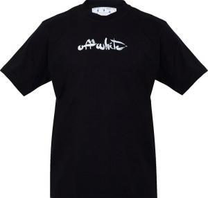 Футболка Off-White Paint Arrow Slim Short-Sleeve T-Shirt 'Black/White', черный