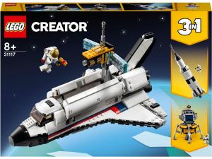 LEGO Creator 3в1, блоки, Приключение космического корабля, 31117