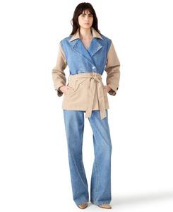 Женский укороченный тренч Steve Madden, Savannah Tan