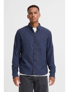 BLEND Фланелевая рубашка BHAtze синего цвета