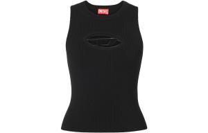 DIESEL Женская майка, Черный логотип