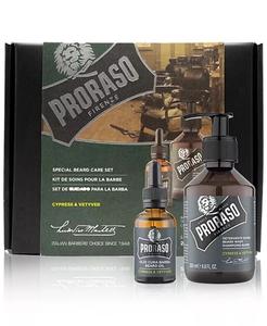 2 шт. Набор для ухода за бородой для полной или длинной бороды - аромат кипариса и ветивера Proraso