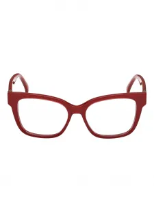 Очки в прямоугольной оправе Max Mara, красный
