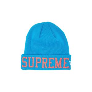 Университетская шапка-бини Supreme x New Era Slate