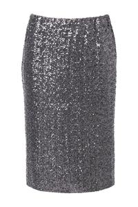 Миди юбка MIAMODA, Silver