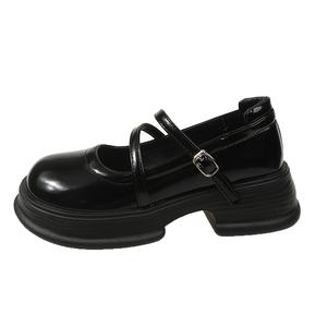 Туфли Мэри Джейн на массивном каблуке для женщин WOXXXN, Black