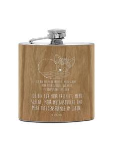 Mr. & Mrs. Panda Фляжка с изображением пустынной лисы, цветов и надписью коричневого цвета