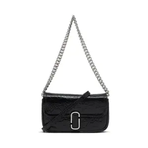 Миниатюрная кожаная сумка-мессенджер J Marc Marc Jacobs, черный