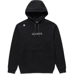 Толстовка унисекс с капюшоном, средней толщины Descente, черный