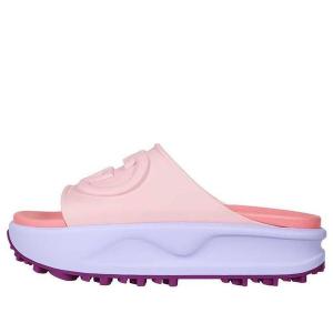 Сандалии slide sandal 'candy' Gucci, розовый