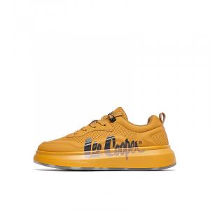 Lee Cooper Высокие противоскользящие низкие скейтерские кроссовки унисекс желтые мужские, цвет Yellow Men's