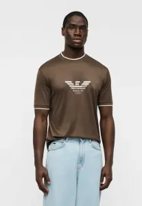 Футболка с принтом Emporio Armani, Mud