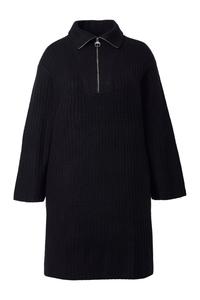 Ulla Popken Вязаное платье в черном цвете