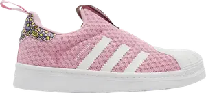 Кроссовки Adidas Disney x Superstar 360 Little Kid, розовый