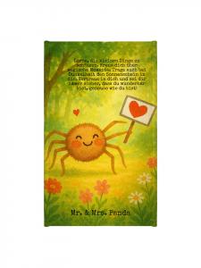 Mr. & Mrs. Panda Полотенце с мотивационным дизайном «Паук Агата» белого цвета