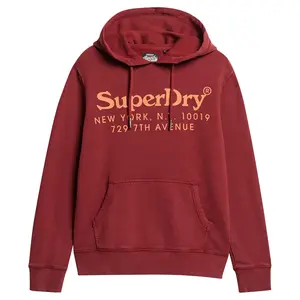 Худи Superdry Tonal Venue Logo, красный
