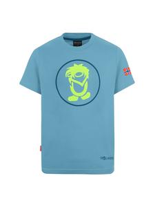 Trollkids Функциональная рубашка Troll в дельфиново-синем цвете