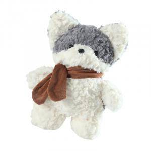 Мягкая и очаровательная милая шарф-толстовка плюшевые куклы высотой 35 см Fluffy bear, темно-серый