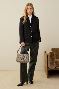 Классическая фактурная куртка Whistles, черный