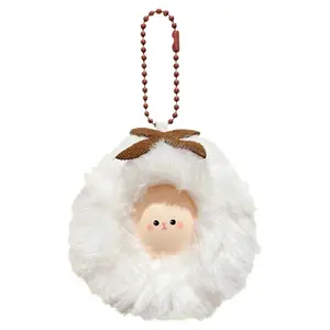 Хлопковая плюшевая подвеска в виде яичной куклы высотой 8см Abay