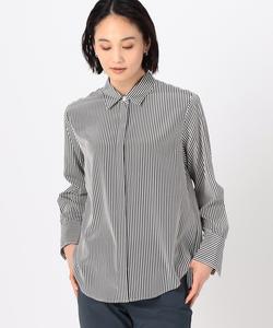 Рубашка в полоску Dechin Comme Ca, цвет 05: White X Dark Gray