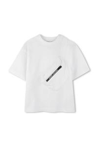 Детская хлопковая футболка Marc Jacobs, белый