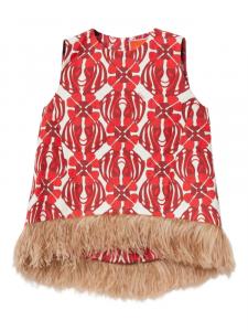 Блузка La DoubleJ La Scala top, красный