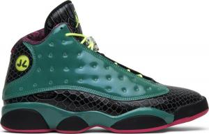 Кроссовки Air Jordan 13 Retro Doernbecher, зеленый