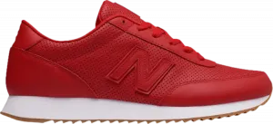 Кроссовки New Balance 501 Leather 'Scarlet Gum', красный
