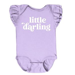 Боди с рукавами-крылышками Little darling The Juniper Shop, Lavender