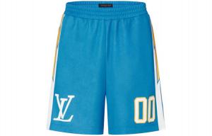 Шорты мужские Louis Vuitton, синий / белый / желтый