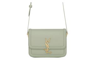 SAINT LAURENT Сумка тофу из кожи солафер