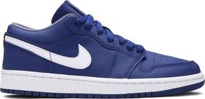 Кроссовки Wmns Air Jordan 1 Low SE Deep Royal Blue, синий
