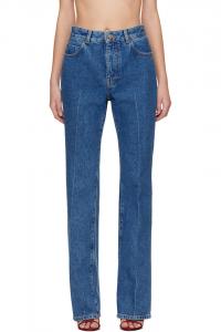 Джинсы-Клеш Balmain, синий