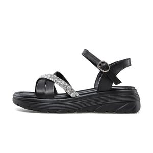 Женские сандалии на одной застежке KANGNAI, черный