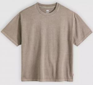 Футболка Levi's Boxy Short-sleeve Grunge Wash, коричневый