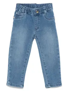 Джинсы с пятью карманами и эластичной резинкой Liu Jo Kids, синий