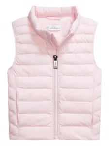 Стеганый жилет на молнии Polo Ralph Lauren Kids, розовый