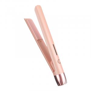 Утюжок для завивки и выпрямления волос маленький портативный, антиожоговый RUID 106 JUANMEILI, оранжевый