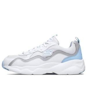 Кроссовки dlites airy 'white blue' Skechers, белый