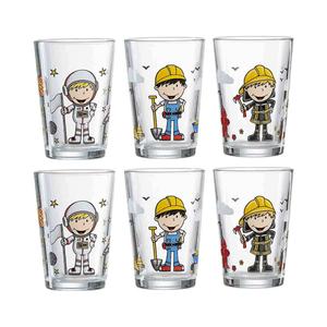 Детские стаканчики Стаканы с профессиями для мальчиков, 205 мл, набор 6 шт., разноцветные Ritzenhoff & Breker, Bunt