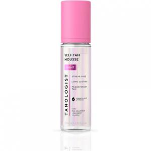 Средство для автозагара Self Tan Mousse Light 200ml Clear Self Tanning Foam for Sensitive Skin