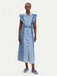 Джинсовое платье стандартный крой Cawi 26037659 Yas, синий