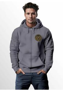 Толстовка Neverless MIT LOGO BÄUME WALD PRINT OUTDOOR MOTIV FASHION, Convoy Grey/Dark Grey