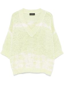 Толстый свитер Роберто Коллина Roberto Collina, зеленый