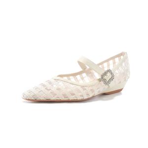 Beijiani Туфли Мэри Джейн на массивном каблуке 3,5 см женские экрю, цвет Ecru